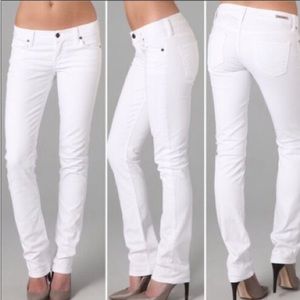 NWT Citizen’s of Humanity White Denim The Ava Straight  Leg Jeans Size 26